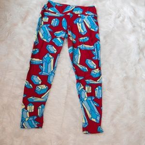 Crystal printed leggings